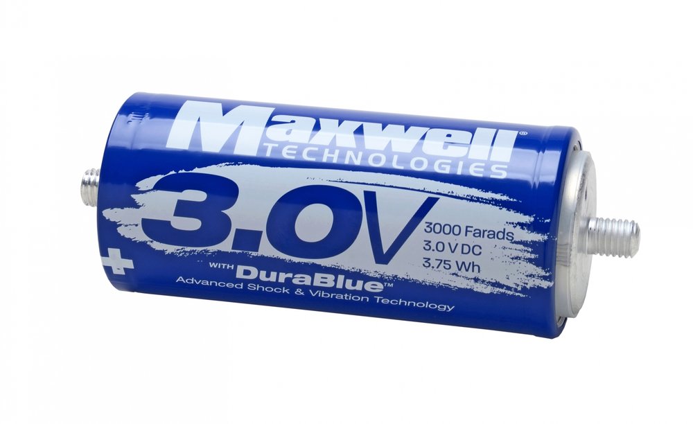 Maxwell Technologies introduce una cella a ultracondensatore da 3 volt, che si aggiunge alla sua linea di grandi celle a ultracondensatore all’avanguardia del settore